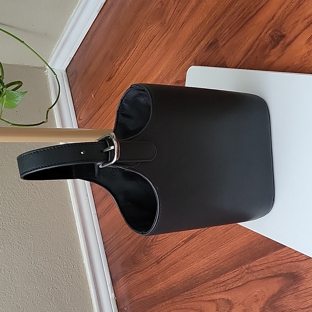 Bellino Dual Bottle Wine Black Leather